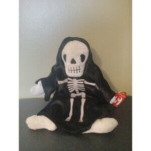 Ty Creepers Halloween Skeleton Beanie Baby – Plush Collectible with Tag